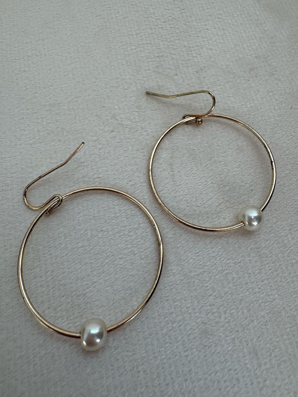 Target A New Day Classic Hoop Earring with Pearl Accent